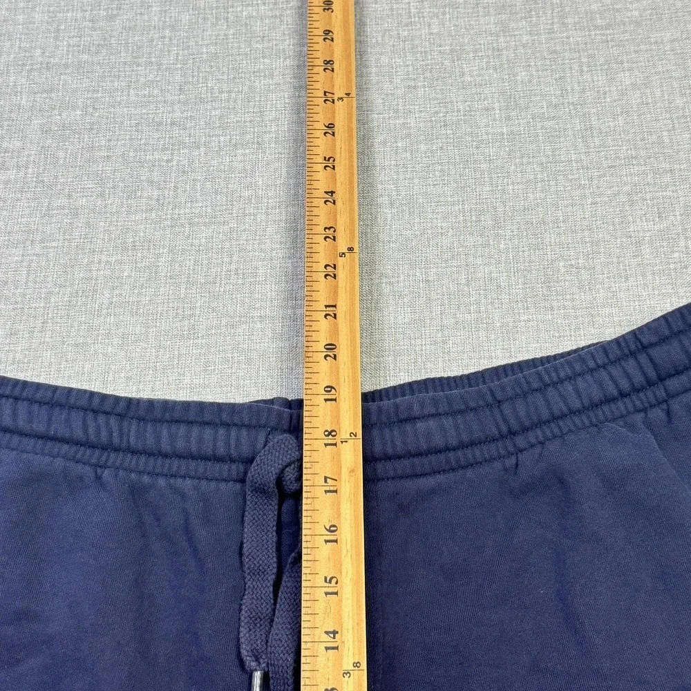 Lacoste Sport‎ Fleece Shorts Mens 2XL Blue Athletic Drawstring Pockets 7 Inseam
